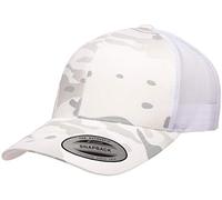Yupoong YP Classics Multicam Retro Trucker Cap, Alpine/White, One Size