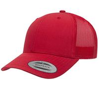 Yupoong YP Classics Retro Trucker Cap Hat, Red, One Size