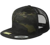 Yupoong YP Classics Trucker Cap Hat, Multicam Black, One Size