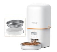 Yuposl Automatic Cat Feeder - 16cup/135oz for Pets, Timed Automatic Pet Feeder with 180+ Days Battery Life