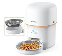 Yuposl Automatic Cat Feeder - 8cup/68oz for Pets, Automatic Timed Pet Feeder with 180+ Days Battery Life