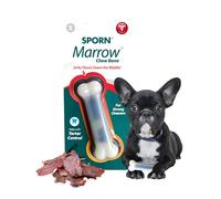 Yuppie Puppy Dog Toy Chew Bone - Jerky Flavored Dog Chew Toy Bones, Long Lasting Chew Toy, Dog Bone Marrow Chew,Dental Chews for Dogs by Sporn