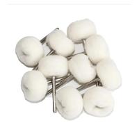 YUPPP 1" Wool Felt Grinding Sanding Head Abrasive Buffing Wheel 2.35/3mm Shank Cotton Thread Polishing Mini Brush .p07