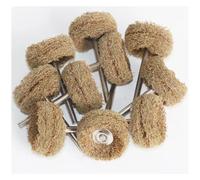 YUPPP 1" Wool Felt Grinding Sanding Head Abrasive Buffing Wheel 2.35/3mm Shank Cotton Thread Polishing Mini Brush .p07