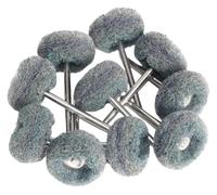 YUPPP 1" Wool Felt Grinding Sanding Head Abrasive Buffing Wheel 2.35/3mm Shank Cotton Thread Polishing Mini Brush .p07