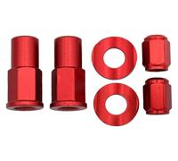 YUPPP Motocross CNC Valve Cap Dirt Bike Rim Lock Nuts Bolts Spacer Compatible With YZ250F YZ450F WR250R WR450R WR250F WR450F Part .hy2