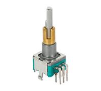 YUPVM EC11EBB24C03 Dual Axis Encoder with Switch 30 Positioning Number 15 Pulse Point Handle 25mm