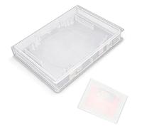 YUPZAR Universal Case for Retro Game Cartridges Compatible with SNES N64, Sega Genesis - Transparent Hard Plastic Protective Box for Safe Storage of Cartridges and Collectible Games