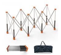 YUQIWKK Portable Folding Workstand, Garage Work Stand, Heavy Duty Sawhorse Support, with Storage Bag, for Garage Workshop Outdoor, No Assembly Foldable Works Stand, Worktable Holder(15 legs)