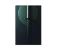 YUQLAGA Anime Sword Poster, Black And Other Combinations, The Soul of The Samurai Poster Canvas Wall Art For Living Room Bedroom Gaming Room Office Posters 16x24inch(40x60cm)