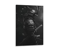 YUQLAGA Anime Sword Poster, Black And Other Combinations, The Soul of The Samurai Poster Canvas Wall Art For Living Room Bedroom Gaming Room Office Posters 12x18inch(30x45cm)