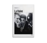 YUQLAGA Elegant, La Haine Classic Movie Poster - Simple Canvas Wall Art Poster Canvas Wall Art For Living Room Bedroom Gaming Room Office Posters 16x24inch(40x60cm)