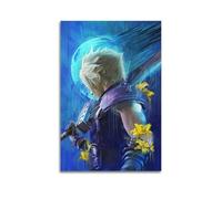 YUQLAGA FF16 Scorched Clive Art Print Final Fantasy 16 FF16 Clive Rosefield Poster Poster Canvas Wall Art For Living Room Bedroom Gaming Room Office Posters 08x12inch(20x30cm)