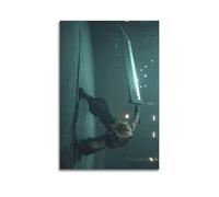 YUQLAGA FF16 Scorched Clive Art Print Final Fantasy 16 FF16 Clive Rosefield Poster Poster Canvas Wall Art For Living Room Bedroom Gaming Room Office Posters 12x18inch(30x45cm)