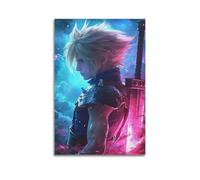 YUQLAGA FF16 Scorched Clive Art Print Final Fantasy 16 FF16 Clive Rosefield Poster Poster Canvas Wall Art For Living Room Bedroom Gaming Room Office Posters 12x18inch(30x45cm)