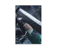 YUQLAGA FF16 Scorched Clive Art Print Final Fantasy 16 FF16 Clive Rosefield Poster Poster Canvas Wall Art For Living Room Bedroom Gaming Room Office Posters 24x36inch(60x90cm)