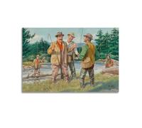 YUQLAGA It Was This Big! Poster Canvas Wall Art Hanging Painting, Suitable for Living Room Bedroom Game Room Office, Best Gift Choice 08x12inch(20x30cm)
