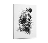 YUQLAGA One Piece Anime - Zoro's Three Swords Style Poster Canvas Wall Art For Living Room Bedroom Gaming Room Office Posters 24x36inch(60x90cm)