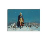 YUQLAGA Prayer for The Future, Washington at Valley Forge Poster Canvas Wall Art Hanging Painting, Suitable for Living Room Bedroom Game Room Office, Best Gift Choice 08x12inch(20x30cm)