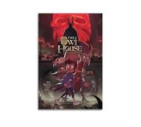 YUQLAGA The Owl House Frameless Canvas Poster - Owl Boy And Weird Creatures Poster Canvas Wall Art For Living Room Bedroom Gaming Room Office Posters 12x18inch(30x45cm)