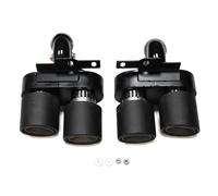 YUQUDGELKY 1 Pair Glossy Carbon Fiber Exhaust Tip For A6 A7 C8 S6 S7 2019 2020 2021 Mufflers Tip Four Out Exhaust Pipe Tailpipe Nozzles(Carbon Fiber Texture C)