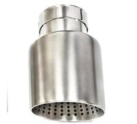 YUQUDGELKY 1 Pcs Matte Stainless Steel Car Exhaust Tip System Pipe Exhaust Tip For VW For GTI MK7 For Golf7 Nozzle 60MM 63mm Muffler Tip(ID 63MM OD 101MM)