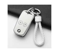 YUQUDGELKY 2 3 Buttons Keychain TPU Car Key Case Cover For Civic IX For Pilot For Accord 8 CRV For Jazz HRV For ACURA MDX TL TSX ZDX RSX(WHITE,2 Buttons)