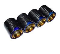 YUQUDGELKY 4 PCS For M2 F87 M3 F80 M4 F82 F83 Car Muffler Tail Pipe Upgrade Mperformance Carbon Fiber Exhaust Tip Dedicated(Style F)