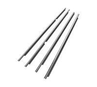 YUQUDGELKY 4Pcs Chrome/Black for Toyota for Land Cruiser LC100 Series 1998-2007 Window Rubber Trim Weatherstrip 75740-60030(Chrome)