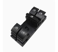 YUQUDGELKY 5ND959857 Power Window Switch Control Button For VW For Jetta For Tiguan For Golf For GTI MK5 MK6 For Passat B6 For CC 959 857(Chrome)