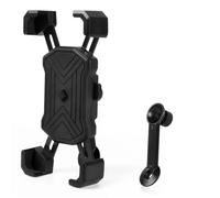 YUQUDGELKY Bicycle Phone Mount Motorcycle 360° Rotatable Adjustable Holder Suitable For 4.5-7 Inch Phones Cycling Accessories(Rearview mirror)