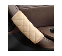 YUQUDGELKY Car 1Pair(2pcs) Fashion Automobile Interior Parts Soft Plush Car Door Inner Handle Protective Cover 17 * 14cm Door Handrail Covers Accessories(Beige)