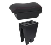 YUQUDGELKY Car Armrest Box For Toyota For Aygo BJ Central Armrest Box Retrofit Parts Center Storage Box(C2 Red line)