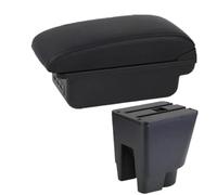 YUQUDGELKY Car Armrest For Toyota For Etios Armrest Box For Toyota For Etios Central Storage Box With USB Interior(B2 black line 3USB)