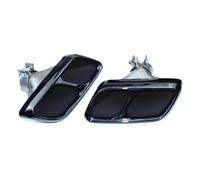 YUQUDGELKY Car Quad Pipe Exhaust Muffler Tip Stainless Steel Body Kit Square Noz For Range Rover Sport SVR 2018 2019 2020 2021 2022