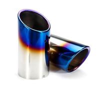 YUQUDGELKY Car Tailpipe Exhaust Muffler Tip Pipe Cover For VW For Touran 5T1 For TIGUAN MK2 For GOLF MK7 For POLO 6R For JETTA MK6 Auto Accessories(Blue)