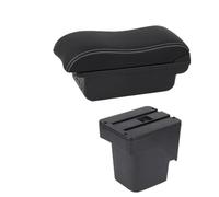 YUQUDGELKY Central Armrest Box For F&ord For Focus 2 For Focus 2 Mk2 2005 2006 2007 2008 2009 2010 2011 Car Armrest Box Storage Box(B2 Black white 3 USB)