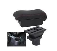 YUQUDGELKY Console Storage Box Retrofit For VW UP Armrest Box For S&koda For Citigo For Seat Mii Car Armrest Car Accessories(B1 Black red 3USB)