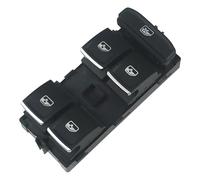 YUQUDGELKY Electric Power Window Main Control Button Switch Window For VW For Golf For Passat For Seat For Leon 2013 2014 2015-2018 5G0959857(NoelectroplateWhite)