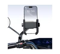 YUQUDGELKY For 5.4-7.2 Inch Phones Mirror Motorcycle Phone Mount 1S Quick Release Anti Shake Motorbike Holder