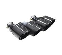 YUQUDGELKY For A6 A7 C8 2020+ Quad Carbon Fiber Car Exhaust Tip Muffler Tip Exhaust System Nozzle Tailpipe Tips Auto Accesories(Carbon Fiber Texture A)
