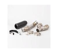 YUQUDGELKY For B&MW S1000RR S1000rr 2010 2011 2012 2013 2014 2015 2016 Motorcycle Exhaust System Exhaust Link Pipe Exhaust Muffler(Style G)