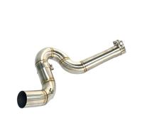YUQUDGELKY For Benelli TRK502 TRK 502 2016 2017 2018 Pit Bike Motorcycle Stainless Steel Muffler Middle Link Pipe Exhaust Accessories