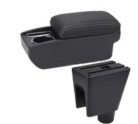 YUQUDGELKY For C&hevrolet For Spark For Spark 3 III For Aveo T200 Car Armrest Storage Box Cup Holder Retrofit Car Accessories(C3 Black white NO USB)