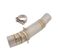 YUQUDGELKY For CB300R CBR300 CB300F CB250R CB 300R 300F 2018-2023 Motorcycle Exhaust System Modified Muffler 51mm Middle Link Pipe(Titanium Alloy A)