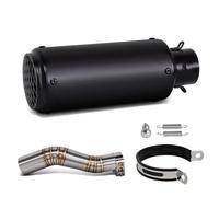 YUQUDGELKY For CBR250RR CBR250 RR 2017-2022 2023 2024 Sport Racing Exhaust Slip On Line Motorcycle Middle Link Pipe With Project Muffler(Style H)