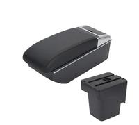 YUQUDGELKY For F&ord For Focus 2 Armrest Box For F&ord For Focus 2 Mk2 Car ArmrestInterior Parts Storage Box(Black Black line)