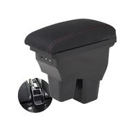 YUQUDGELKY For Fit Armrest For Jazz For WRV Car Armrest Box 2015-2020 Retrofit Parts Interior Storage Box 3USB(A1 Artificial leather)