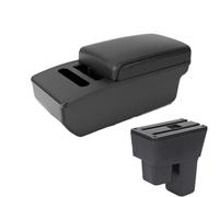 YUQUDGELKY For Fit For Jazz 2 2008 2009 2010 2011 2012 2013 2014 Car Armrest Box Arm Storage Box(A2 Black Tissue Box)