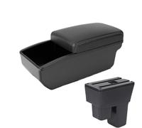 YUQUDGELKY For Fit For Jazz 2 2008 2009 2010 2011 2012 2013 2014 Car Armrest Box Arm Storage Box(B3 white Storage box)
